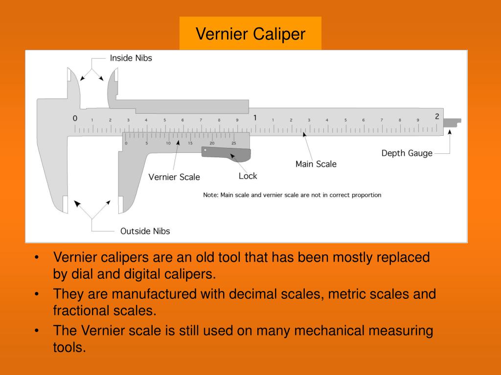 vernier caliper measurement test